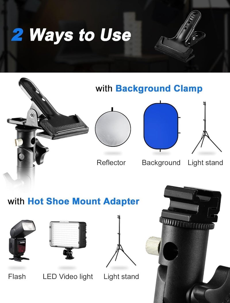 Selens Portable 43inch/110cm Light Reflector with Clamp,5 in 1 Collapsible Multi Disc Photography Reflector Translucent,Silver,Gold,White,Black for Studio Photography Lighting and Outdoor Lighting - Image 4